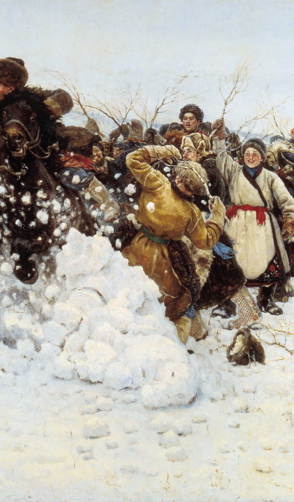 Народные гуляния на Масленицу