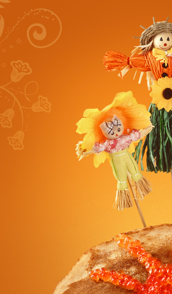 Чучело зимы на Масленицу