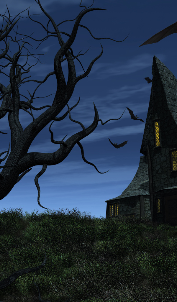 Лунная ночь на хелоуин