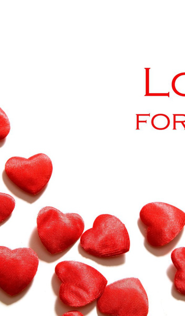 Любовь навсегда на День Святого Валентина 14 февраля