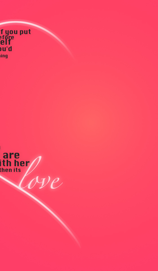 Половинка сердца с пожеланиями на День Святого Валентина 14 февраля