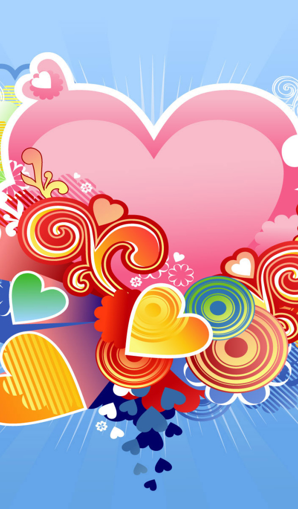 Музыкальное сердце на День Святого Валентина 14 февраля