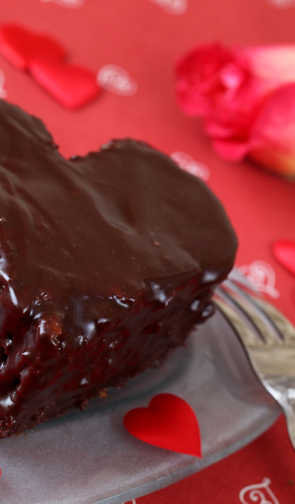 Пудинг на День Святого Валентина 14 февраля