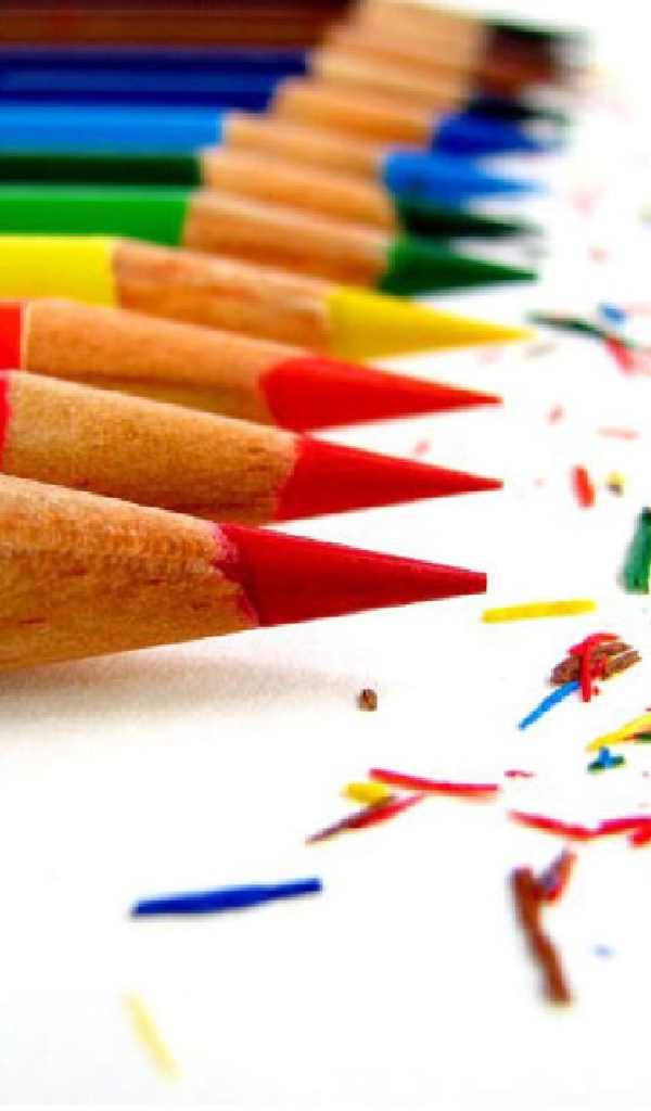 Заточенные карандаши в День знаний 1 сентября