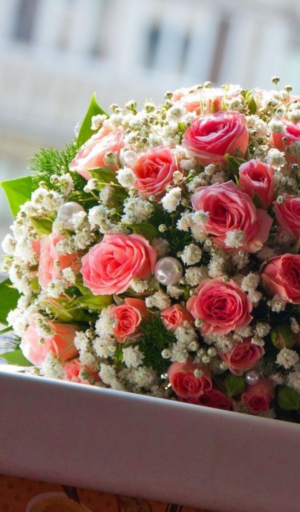 Свадебный букет и кольца