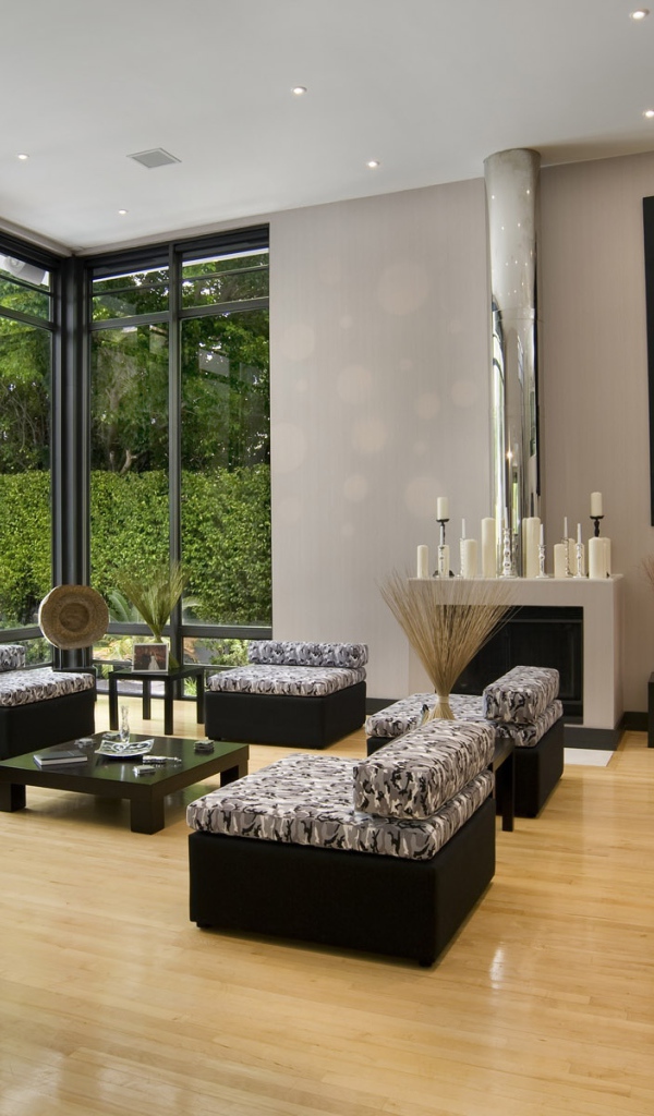 Зал в загородном доме