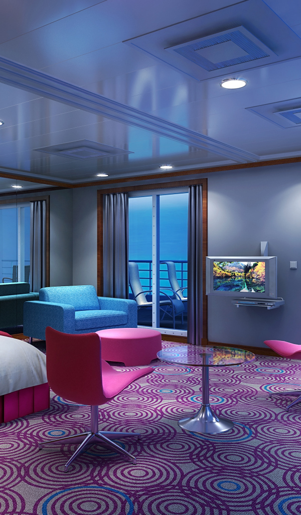 Спальня в голубом стиле