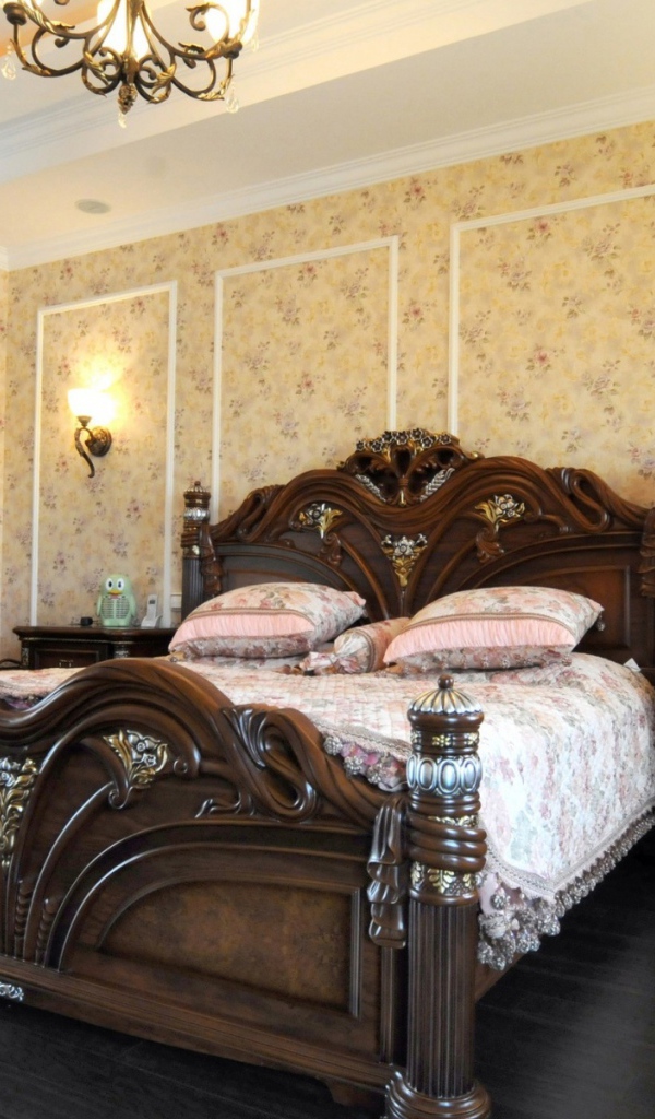 Спальня в стиле ретро