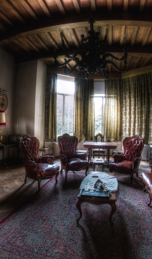 Комната в стиле ретро