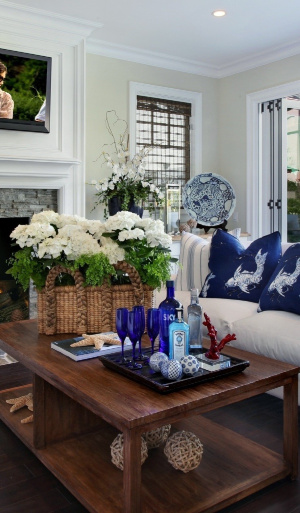 Комната с камином