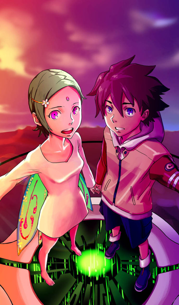 Девочка и мальчик в кольце