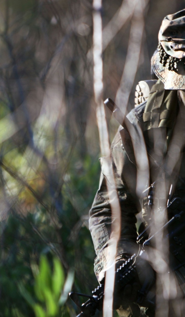 Солдат на задании