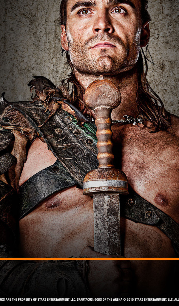 Дастин Клер в роли Спартака