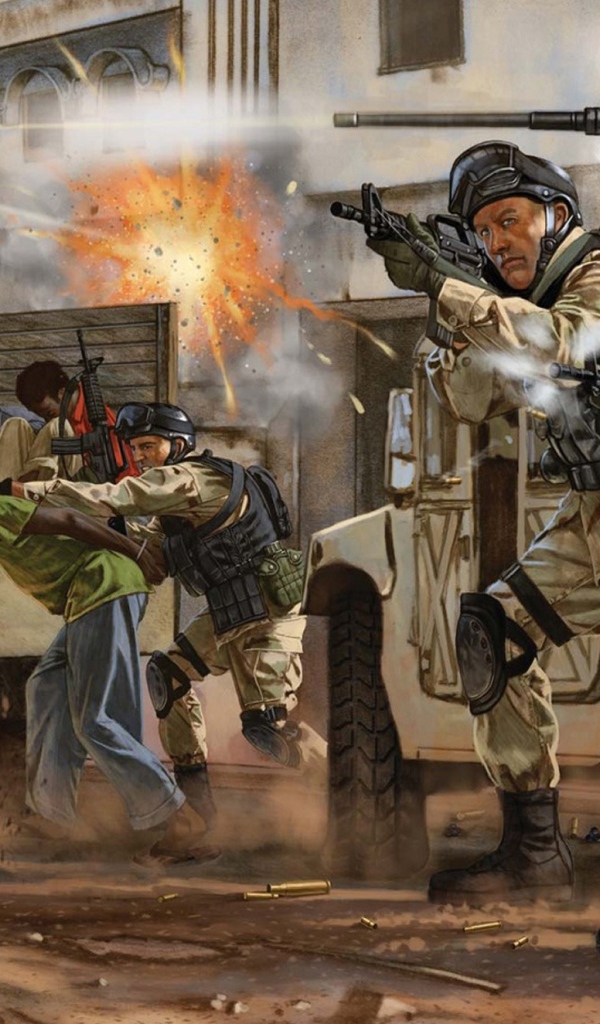 Работа спецназа