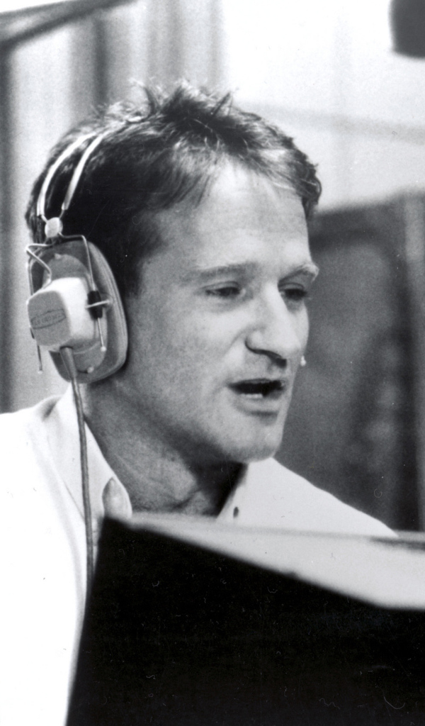 Актер Робин Уильямс в студии