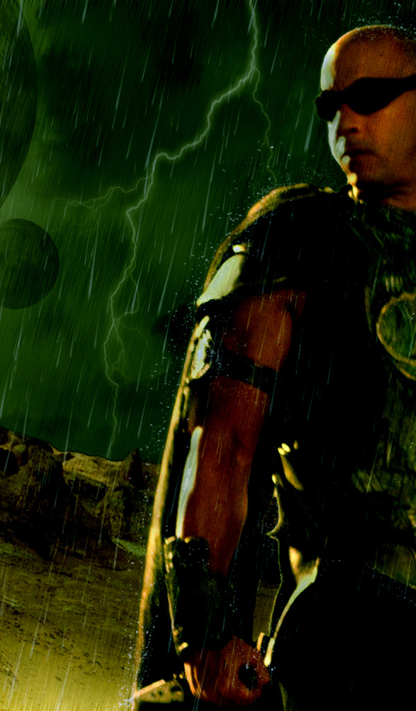 Актер Вин Дизель в роли Риддика