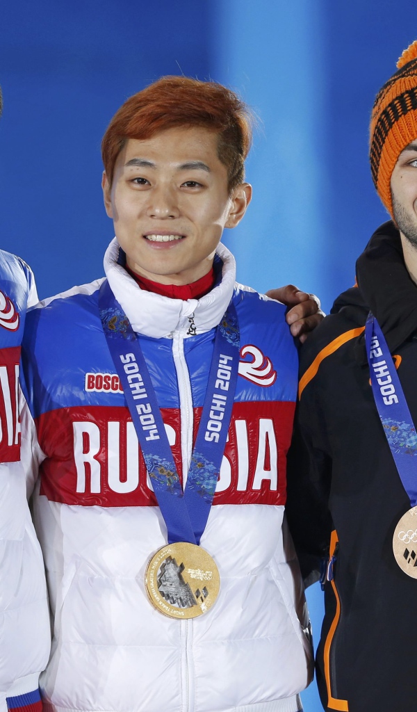 На пьедестале Олимпиады Виктор Ан