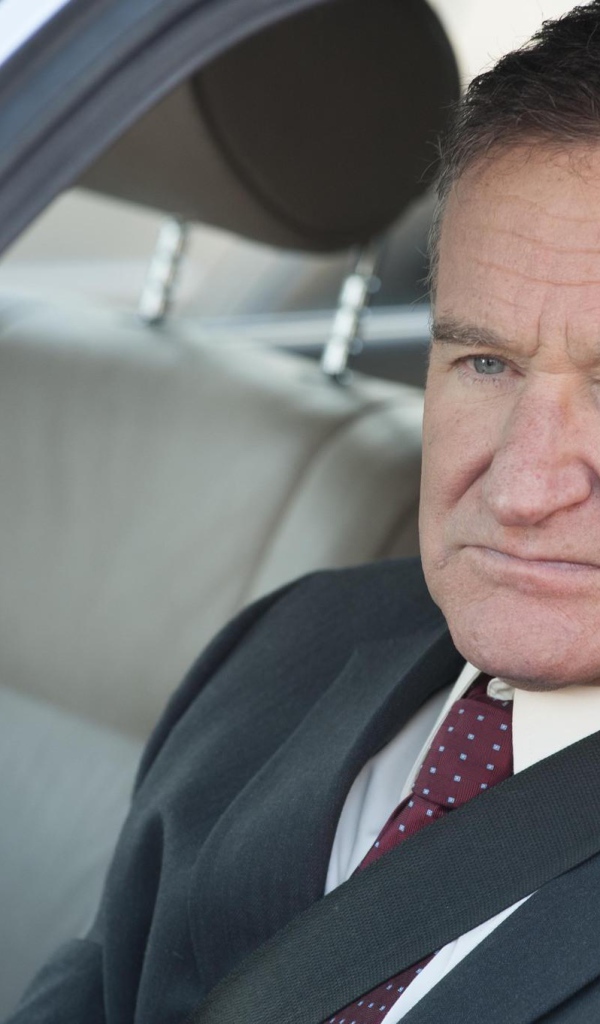 Робин Уильямс за рулем автомобиля