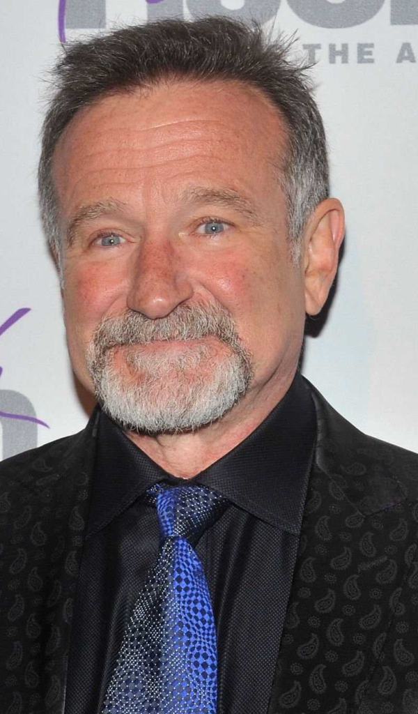 Робин Уильямс с седой бородой