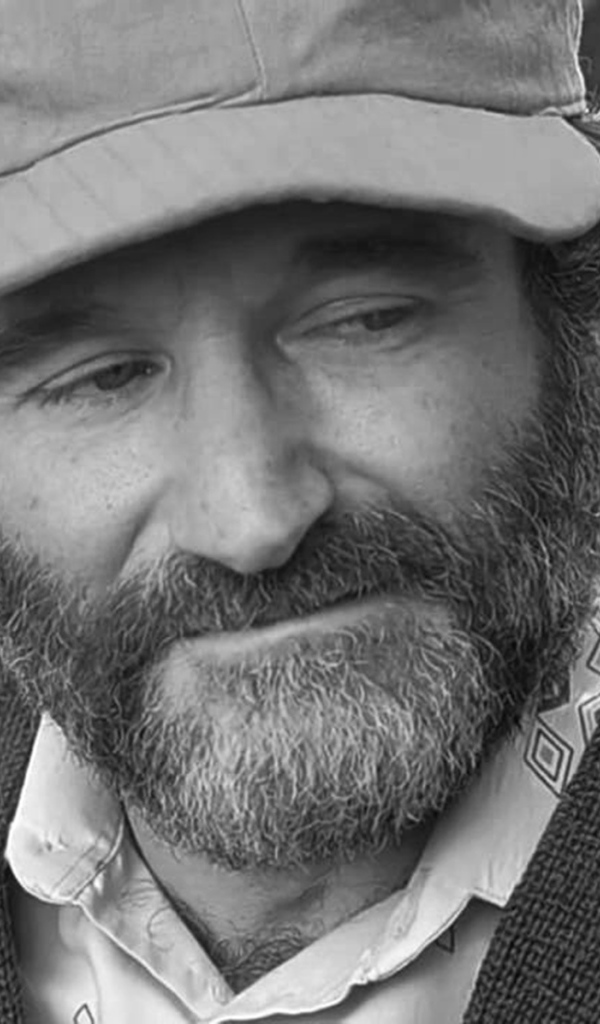 Грустный актер Робин Уильямс