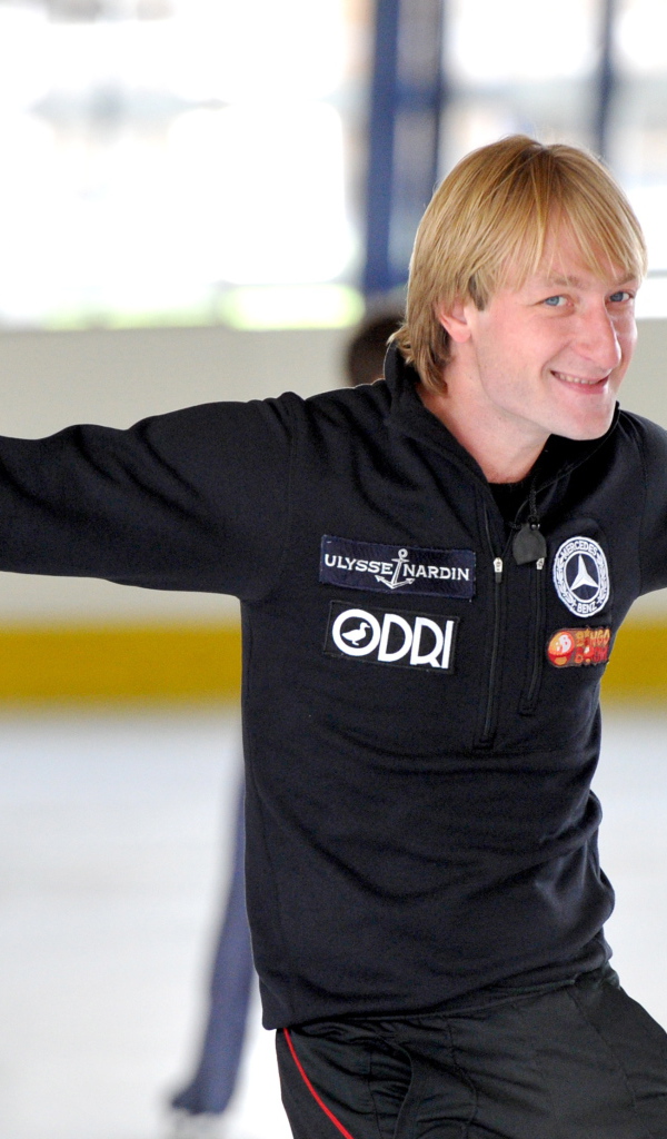 Тренировка фигуриста Евгения Плющенко