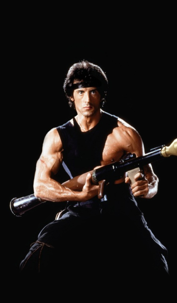 Сильвестр Сталлоне с гранатометом