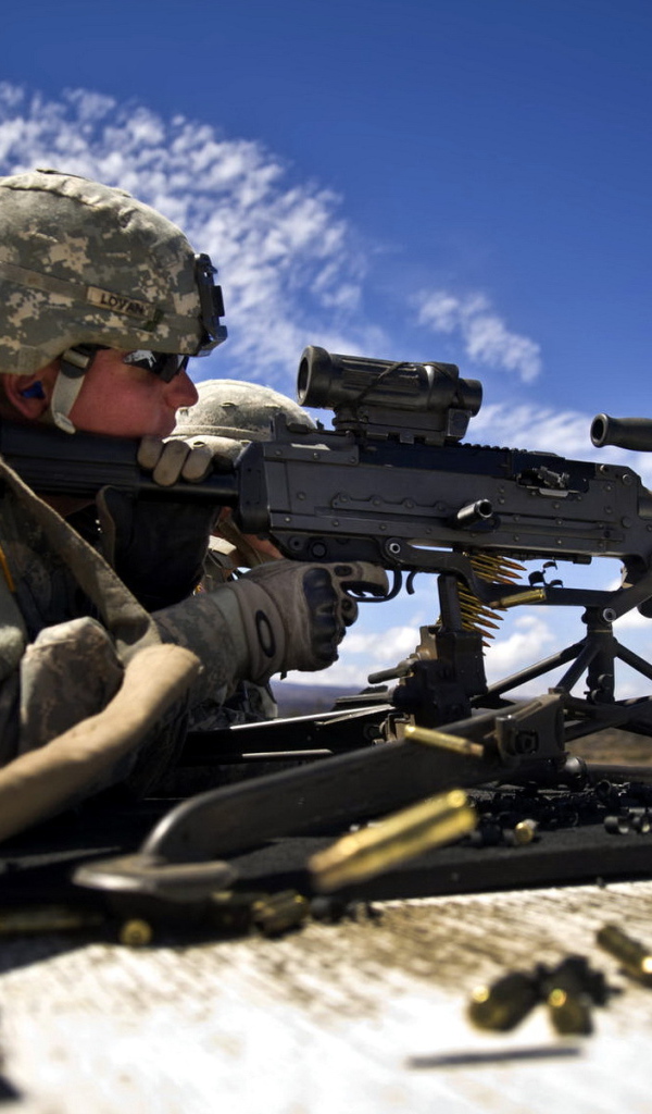 Стрельба из пулемета