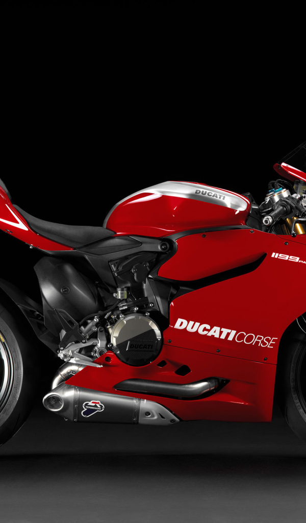 Красивый мотоцикл Ducati Superbike 1199 Panigale