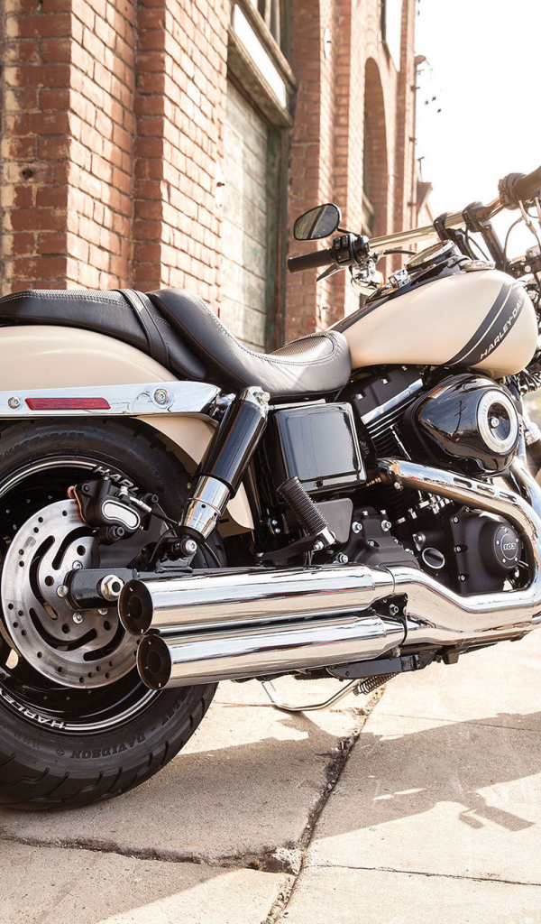 Красивый мотоцикл Harley-Davidson Dyna Fat Bob