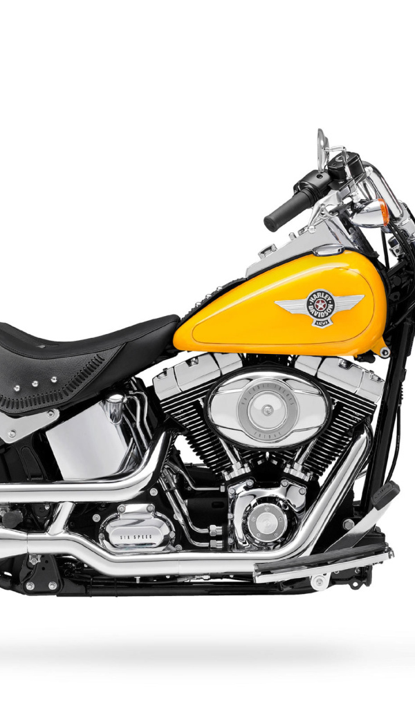 Красивый мотоцикл Harley-Davidson Fat Boy