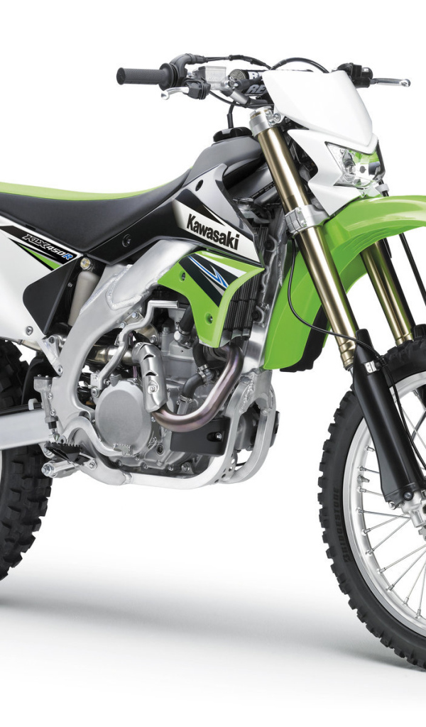Красивый мотоцикл Kawasaki KLX 450 R
