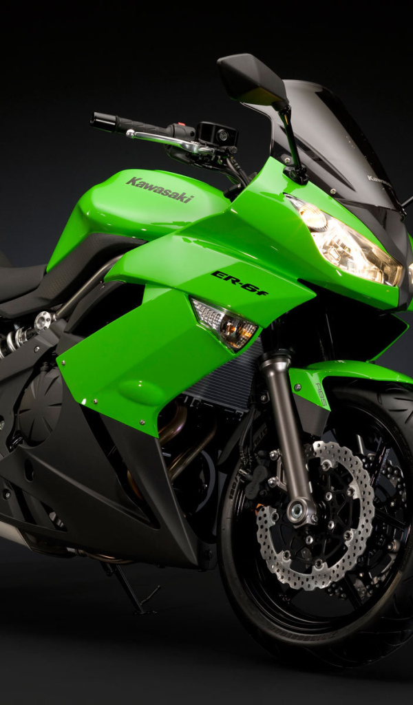 Мотоцикл модели Kawasaki ER-6f