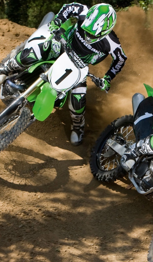 Мотоцикл модели Kawasaki KX 450 F