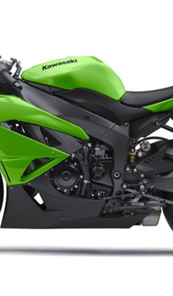Мотоцикл модели Kawasaki Ninja ZX-6R
