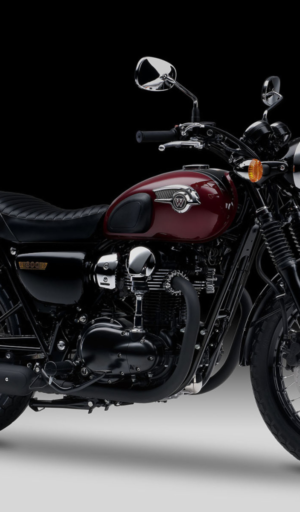 Мотоцикл модели Kawasaki W 800