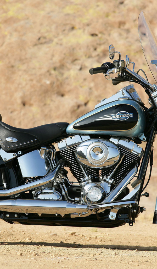 Быстрый мотоцикл Harley-Davidson Heritage Softail