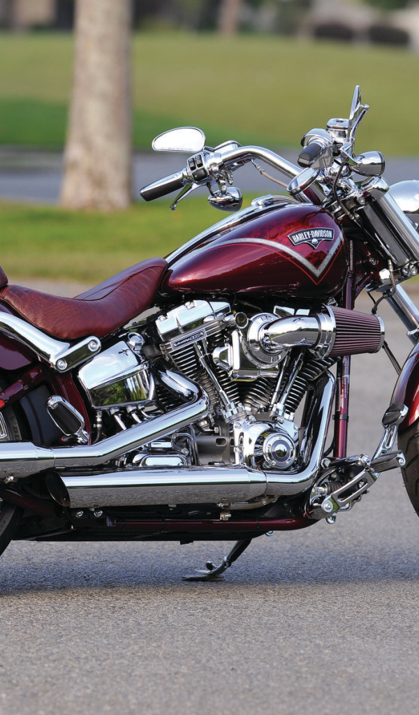 Быстрый мотоцикл Harley-Davidson Softail Breakout
