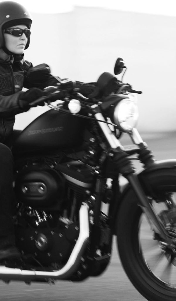 Быстрый мотоцикл Harley-Davidson XL 883N Sportster Iron