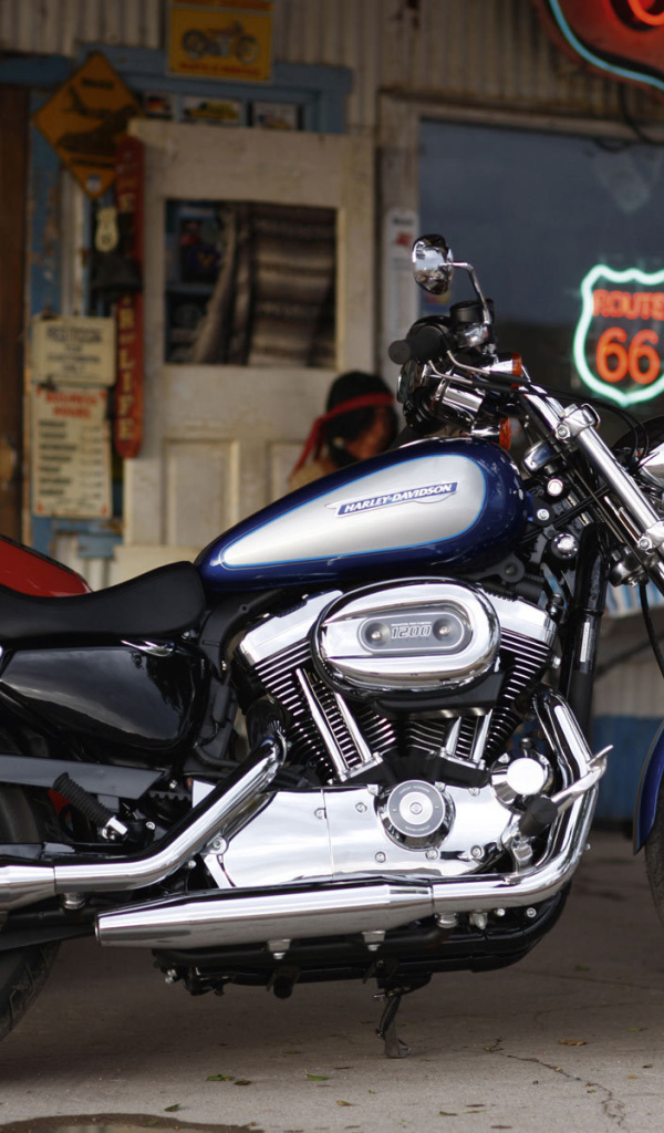 Невероятный мотоцикл Harley-Davidson XL 1200C Sportster Custom