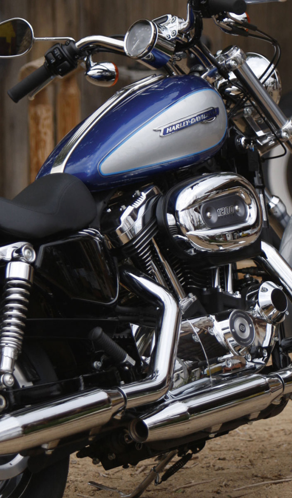 Невероятно быстрый мотоцикл Harley-Davidson XL 1200C Sportster Custom