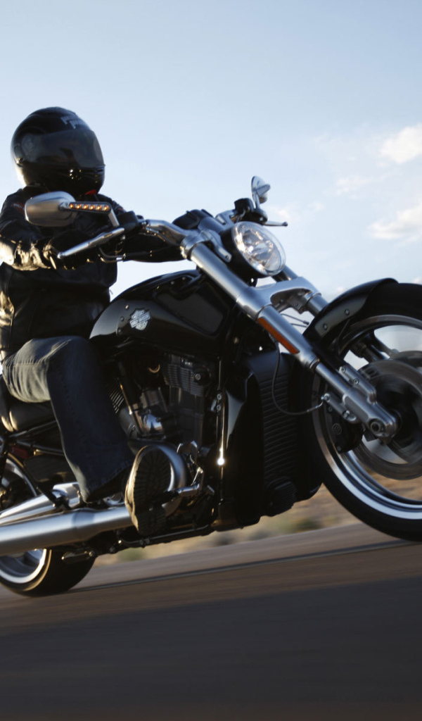 Мотоцикл модели Harley-Davidson V-Rod Muscle