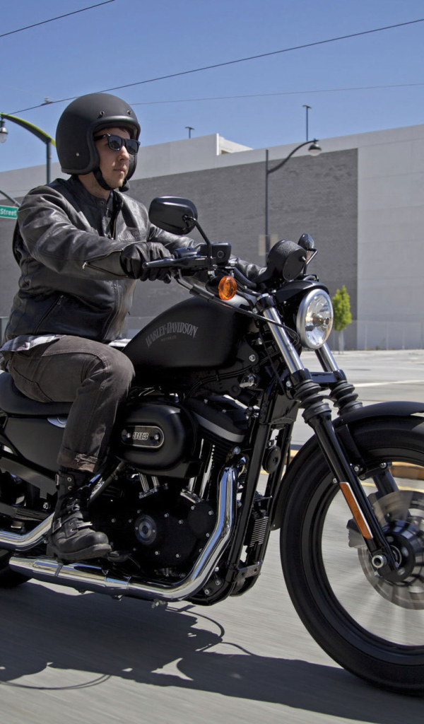 Надежный мотоцикл Harley-Davidson XL 883N Sportster Iron