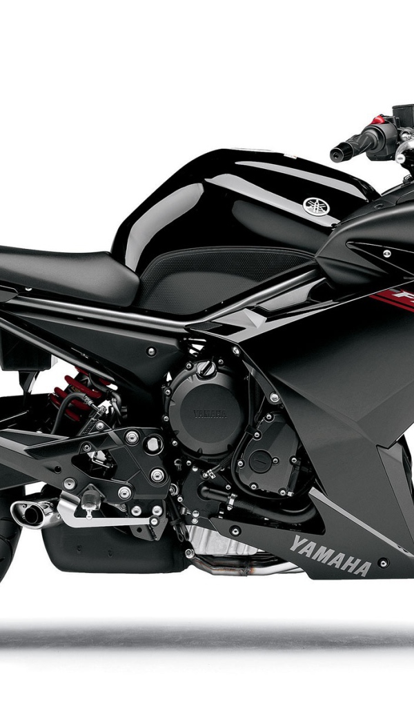 Черный Yamaha fz6r