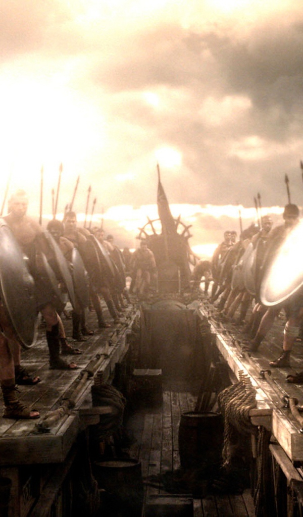 300 спартанцев: Расцвет империи моряки на палубе