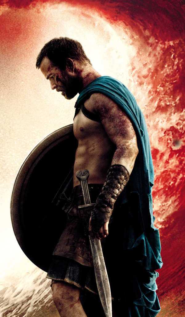 300 спартанцев: Расцвет империи спартанец на фоне моря