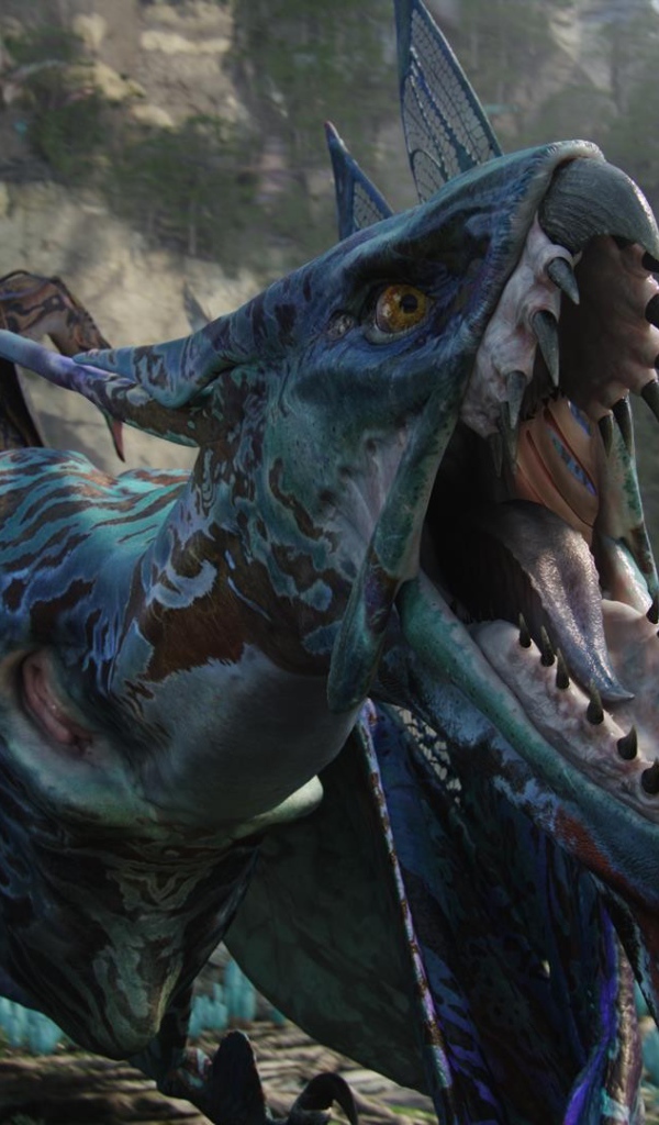 Голубой ящер из Аватар