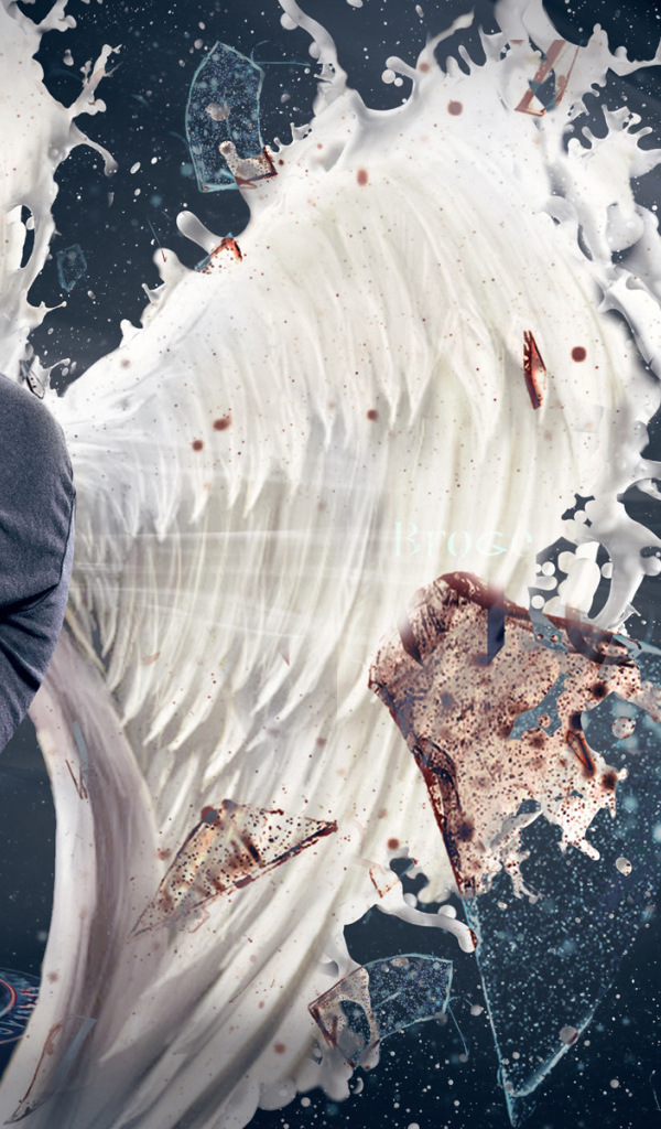 Дин с крыльями из сериала Сверхъестественное