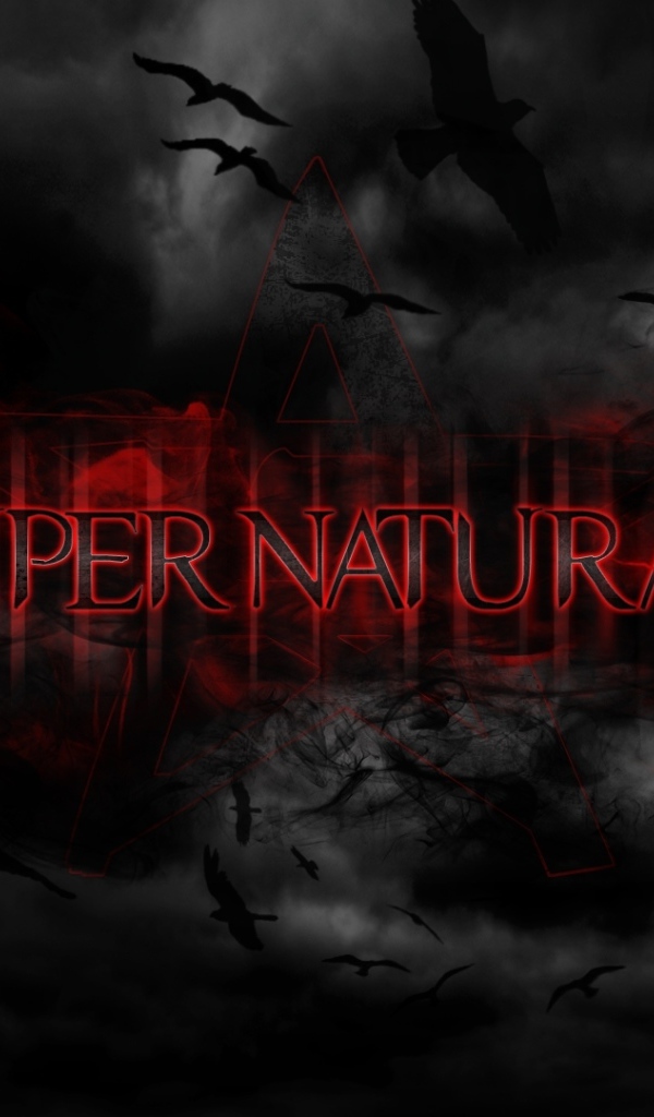 Мрачный постер сериала Сверхъестественное