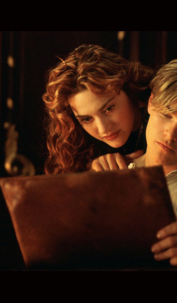 Джек показывает свои рисунки в фильме Титаник