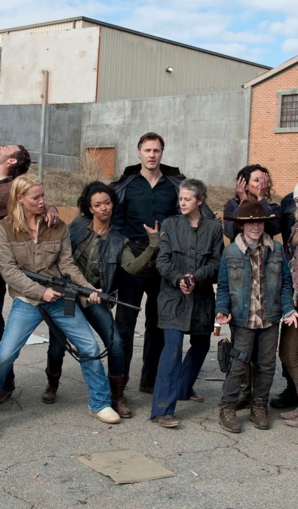 На съемочной площадке Ходячих мертвецов